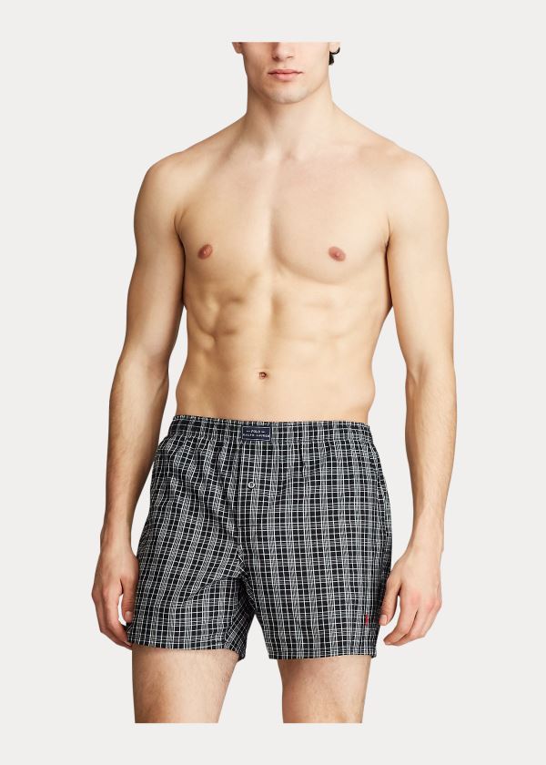 Polo Ralph Lauren Woven Cotton Boxershorts Herre Danmark (VKTAR0897)